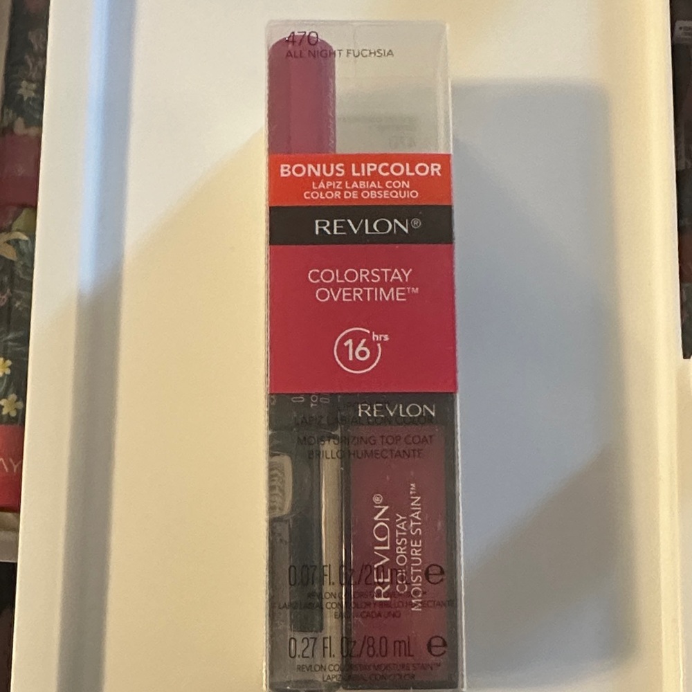 Revlon ColorStay Overtime Lipcolor - Vibrant Fuchsia #470